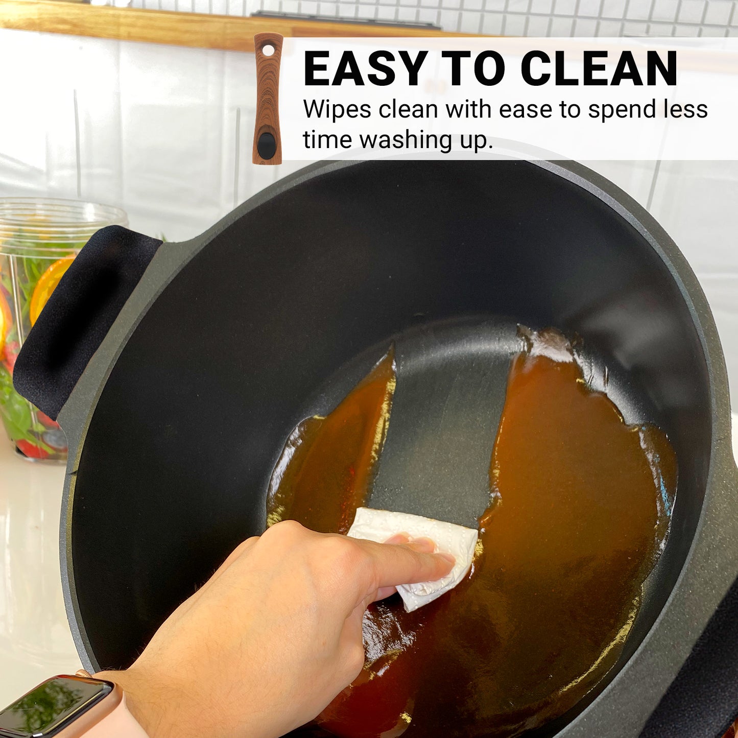 Diamond Earth® StackSmart with Detachable Handles 6pc Cookware Set - Buy one GET ONE FREE!