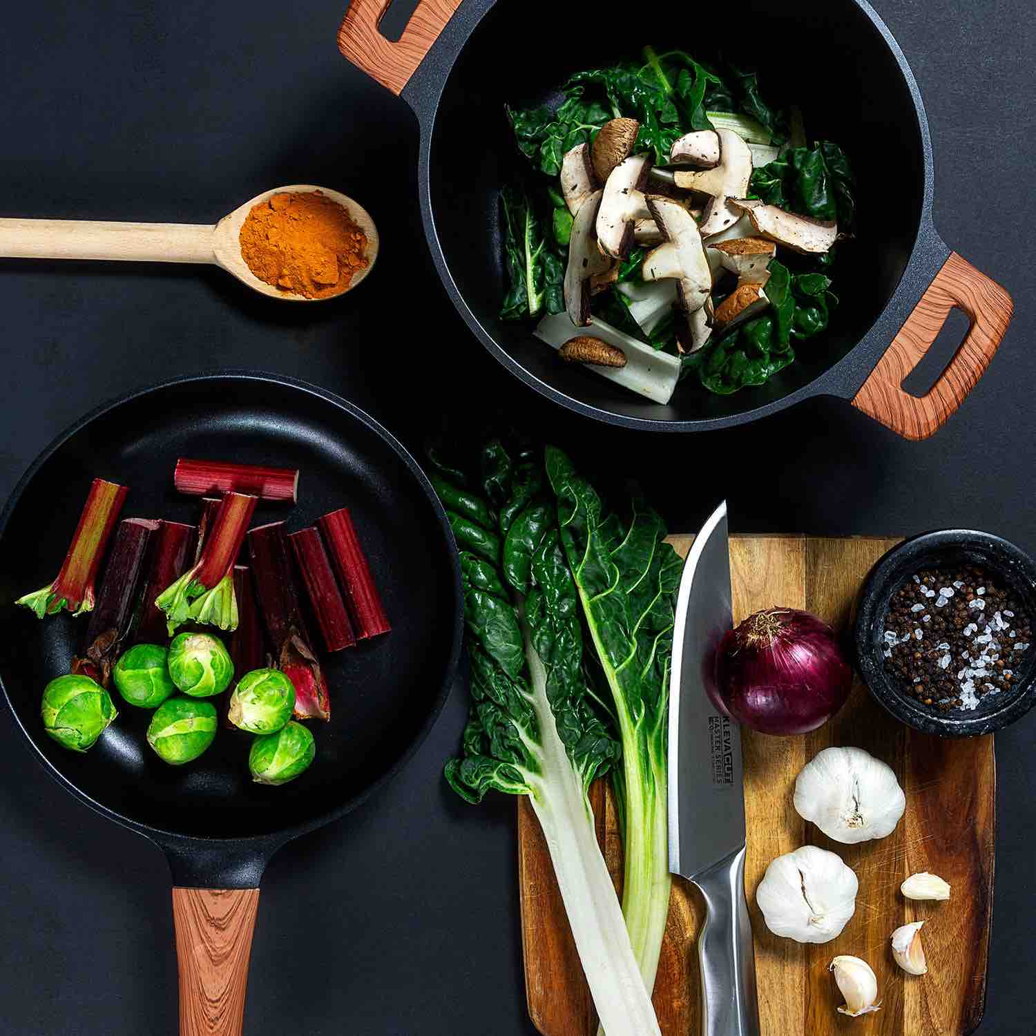Diamond Earth® Premium Cookware Set with Superior Non-Stick Coating + FREE Gifts! TV Offer Kleva Range