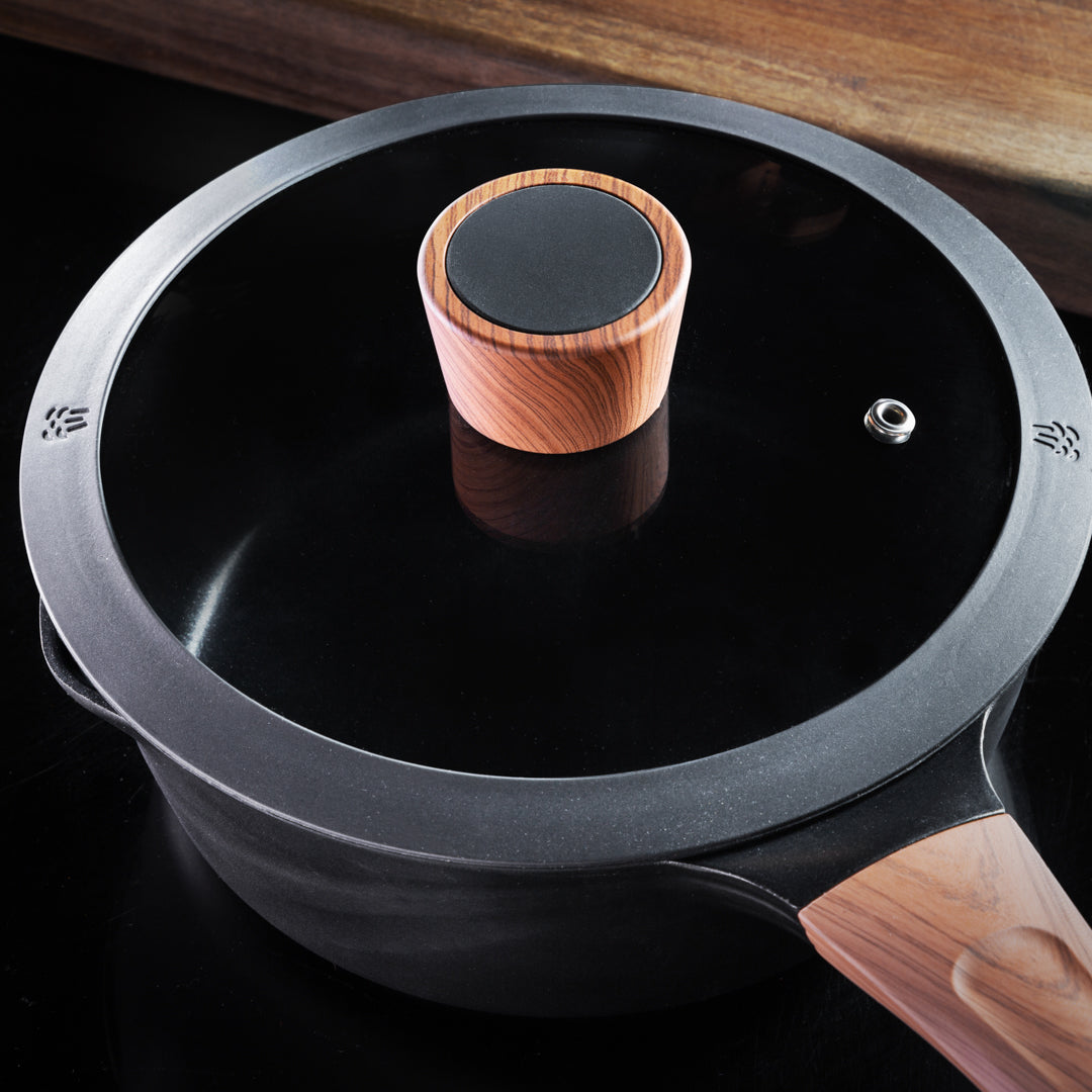 Diamond Earth Silicone Glass Lid - 24cm Cookware Kleva Range - Everyday Innovations