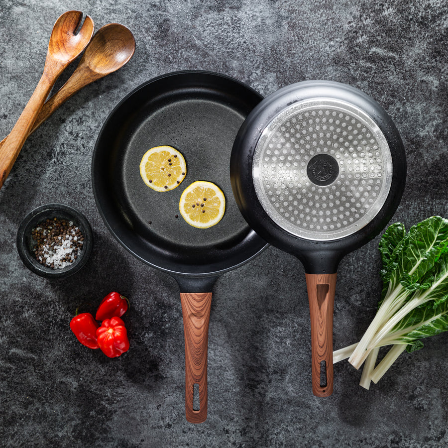 Diamond Earth® Premium Non-Stick Cookware 8pc Jumbo Set Cookware Kleva Range - Everyday Innovations