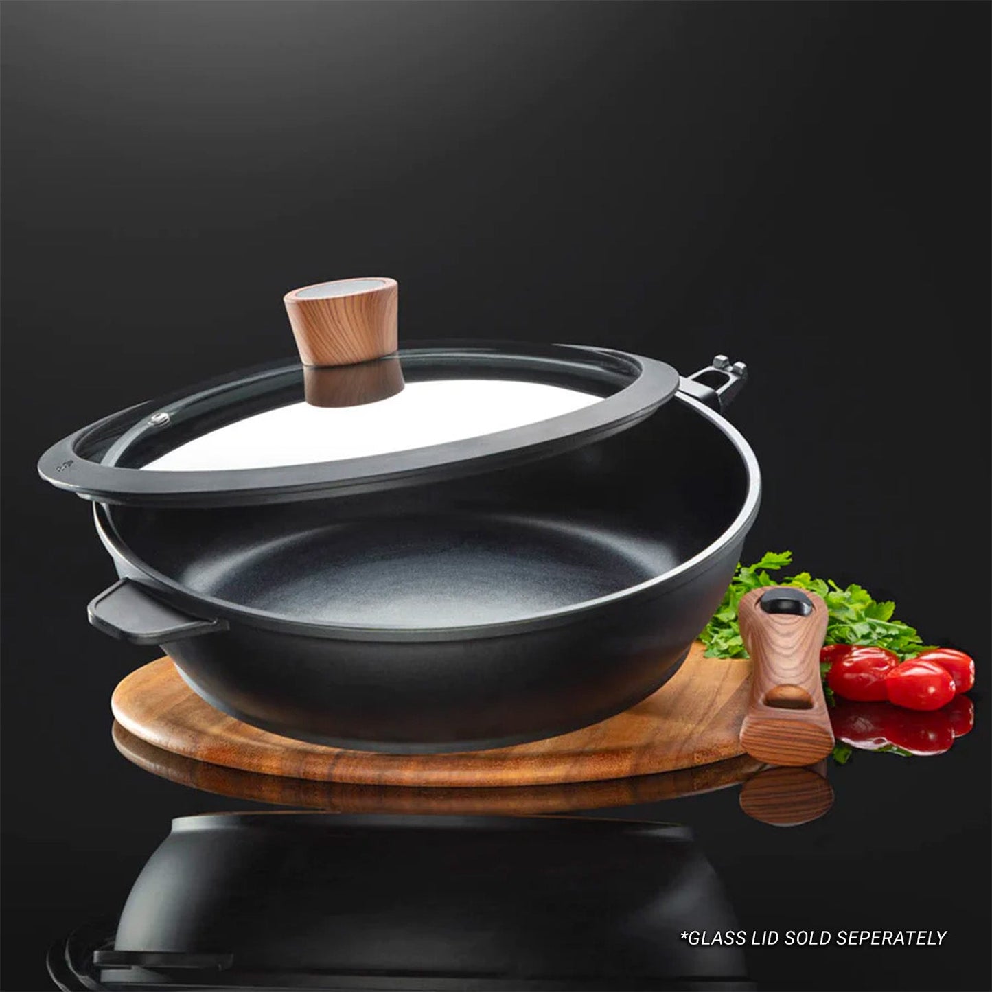 Diamond Earth® 28cm Deep Pan with detachable handle Cookware Kleva Range - Everyday Innovations