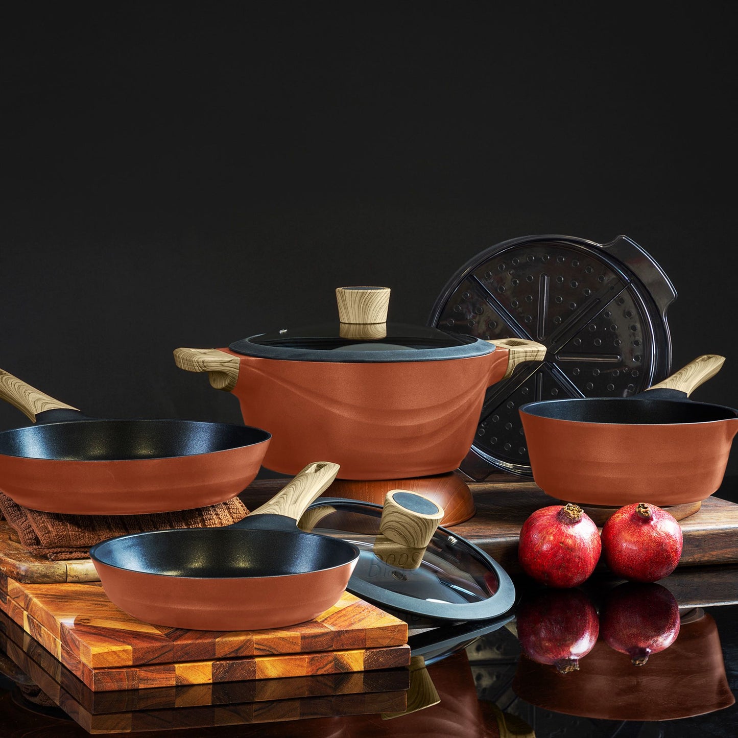 Diamond Red Earth Premium Cookware